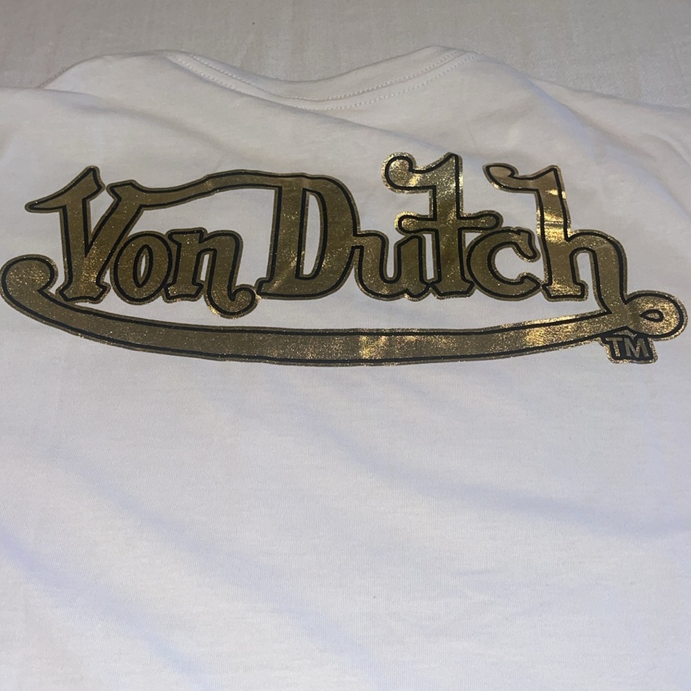 26094 NWT VON DUTCH COMPLETELY LAST ONE XL, PRINT IN BACK ALSO. - Picture 6 of 8